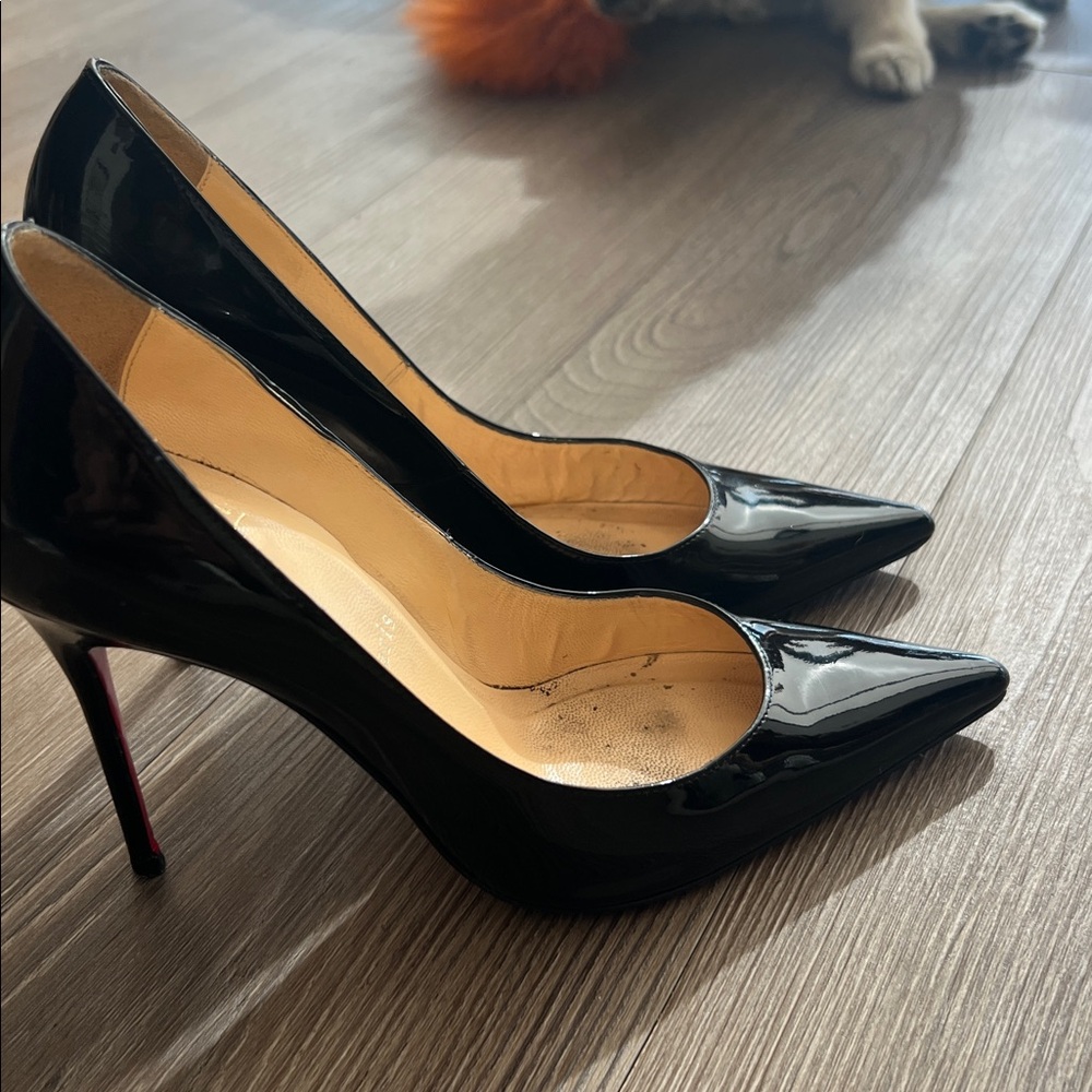 Christian Louboutin Black Patent Leather Heels
